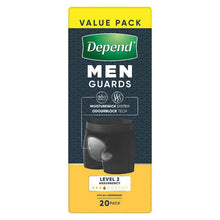 Depend Men Incontinence Guards Level 2 20 Pack
