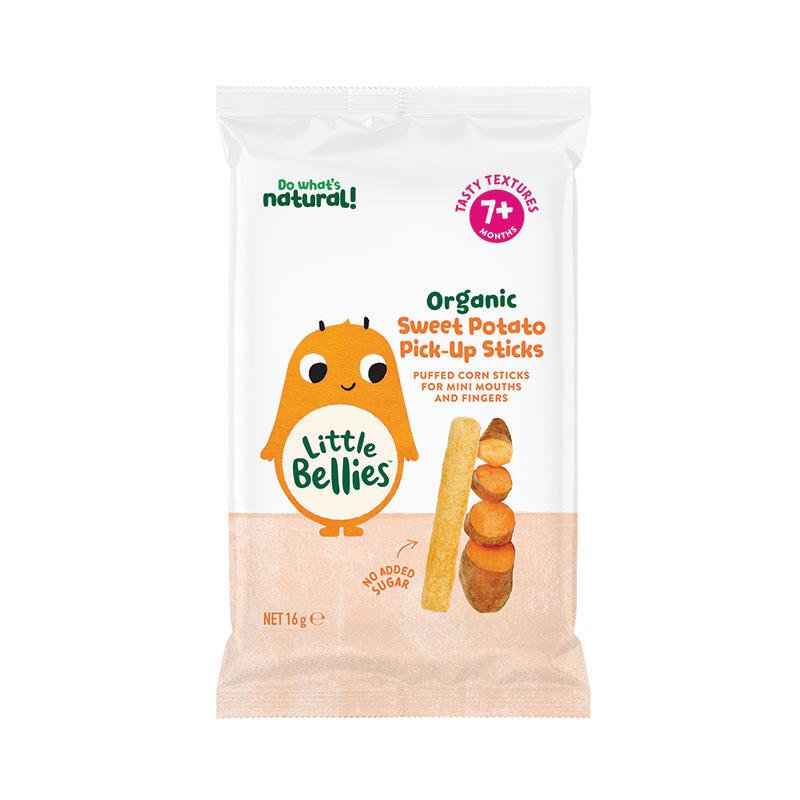Little Bellies Organic Sweet Potato Pick-Up Sticks 16g