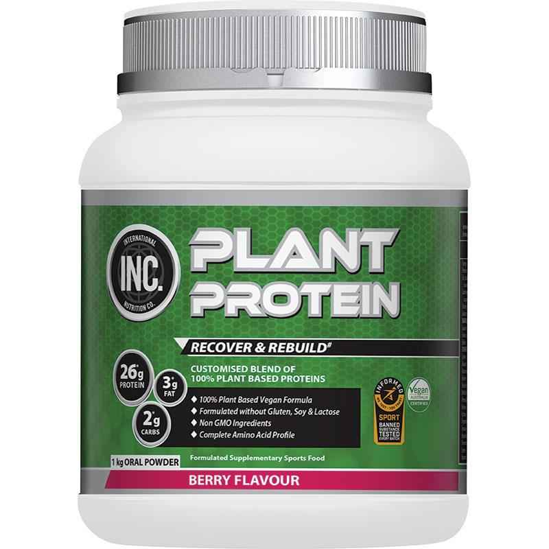 INC Plant Protein Berry Flavour 1kg