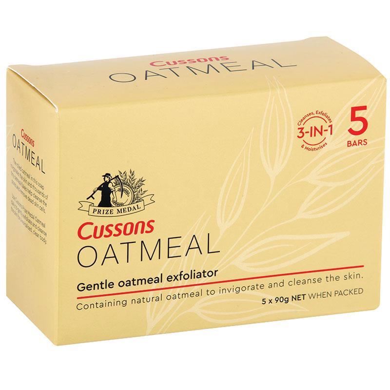 Cussons Prize Medal Oatmeal Soap Bar 5x90g