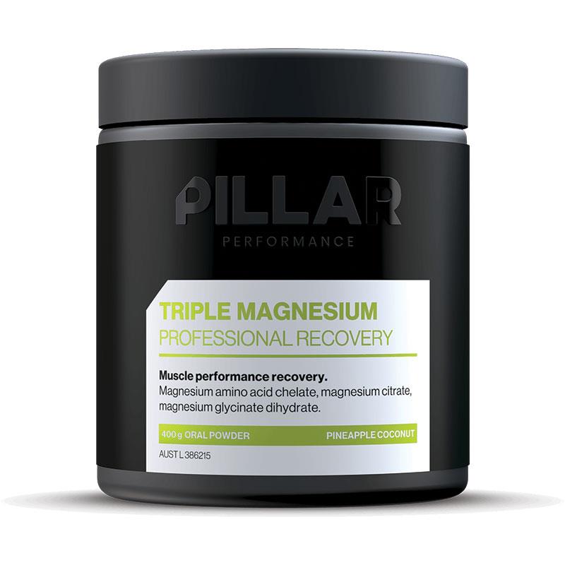 PILLAR Performance Triple Magnesium Powder Pineapple Coconut 400g