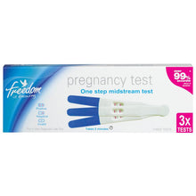 Freedom Mid Stream Pregnancy Test Kit Triple