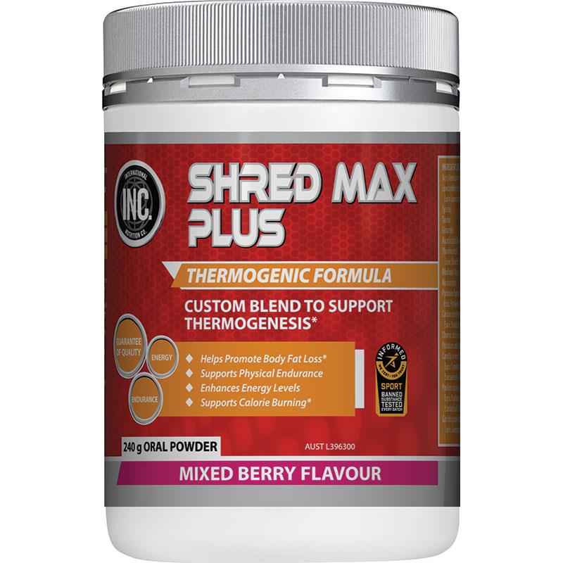 INC. Shred Max Plus Berry Flavour 240g