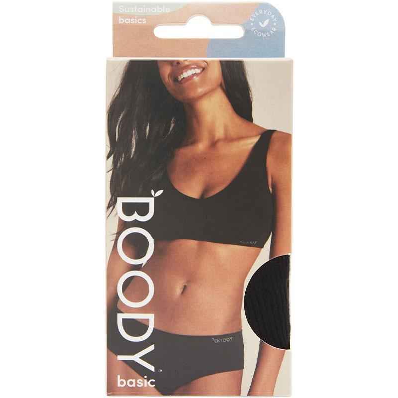 Boody Shaper Crop Bra Black Medium