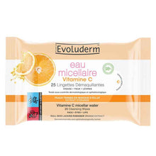 Evoluderm Vitamin C Micellar Water Cleansing Wipes 25
