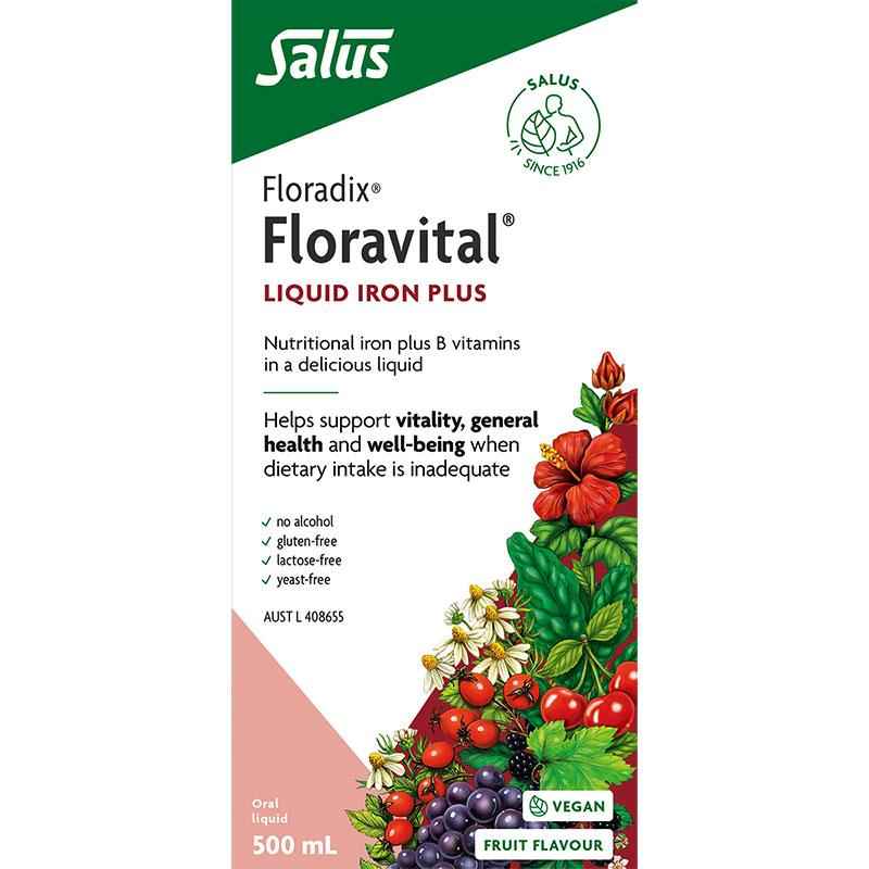 Floradix Floravital Liquid Iron Plus 500ml