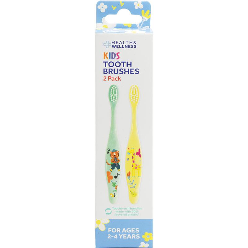 Health & Wellness Dental Soft Kids Toothbrush Twin Pack