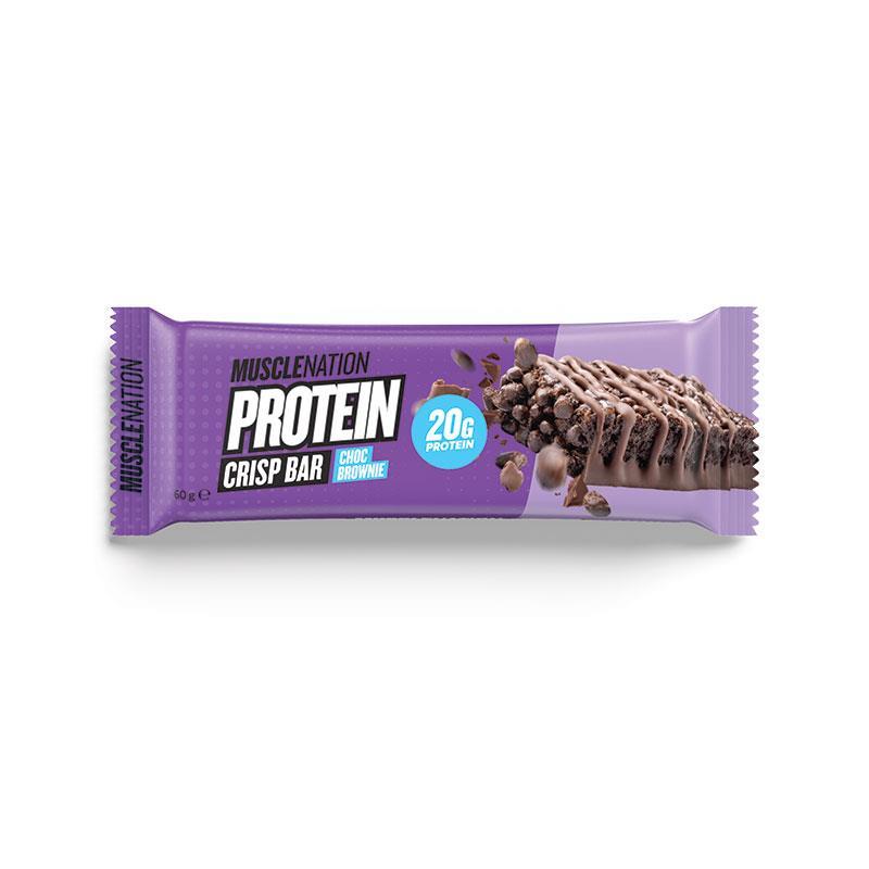 Muscle Nation Crisp Protein Bar Choc Brownie 60g