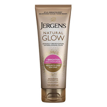 Jergens Natural Glow Skin Brightening Moisturiser Medium To Deep Skin Tones 221ml
