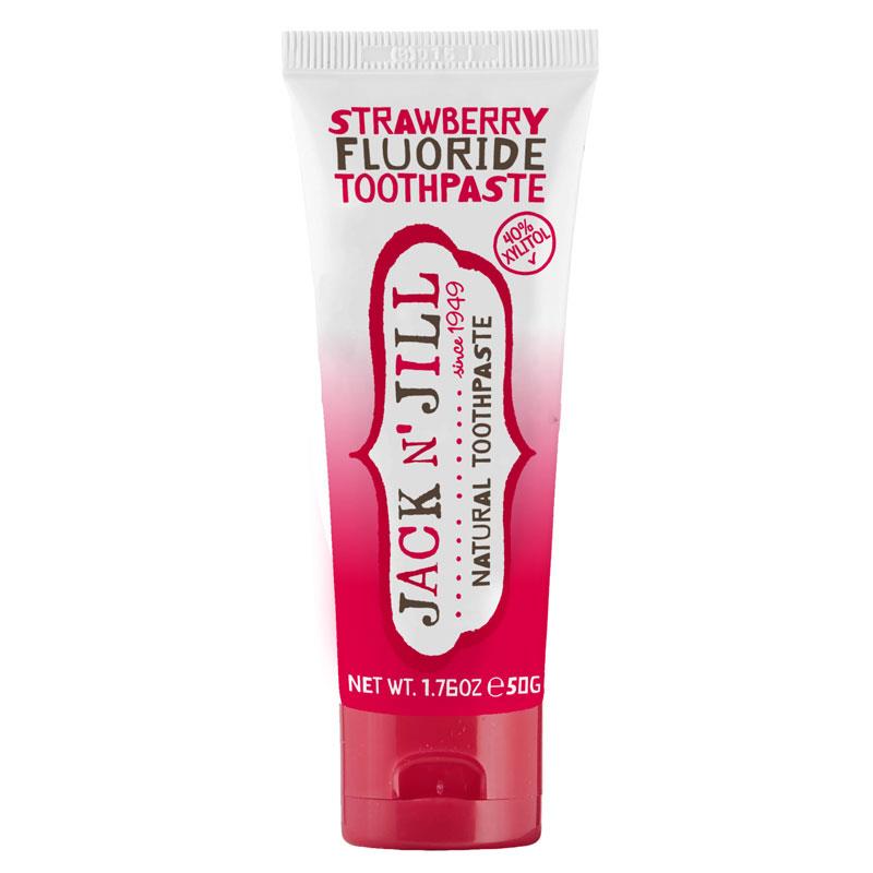 Jack N Jill Natural Toothpaste Strawberry Fluoride 50g