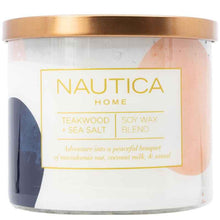 Nautica Home Teakwood & Sea Salt Candle 411g