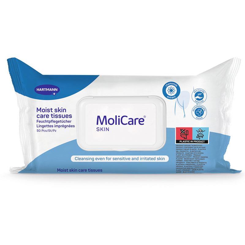 Molicare Skin Cleanse Tissue Wipes 50 Pieces