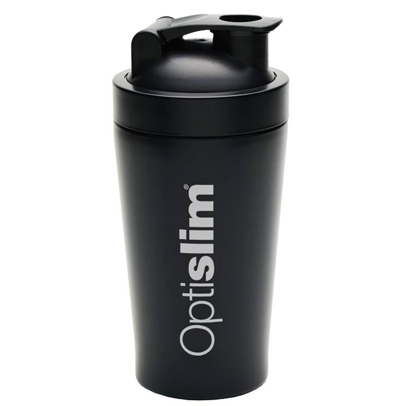 Optislim Black Steel Shaker 500ml