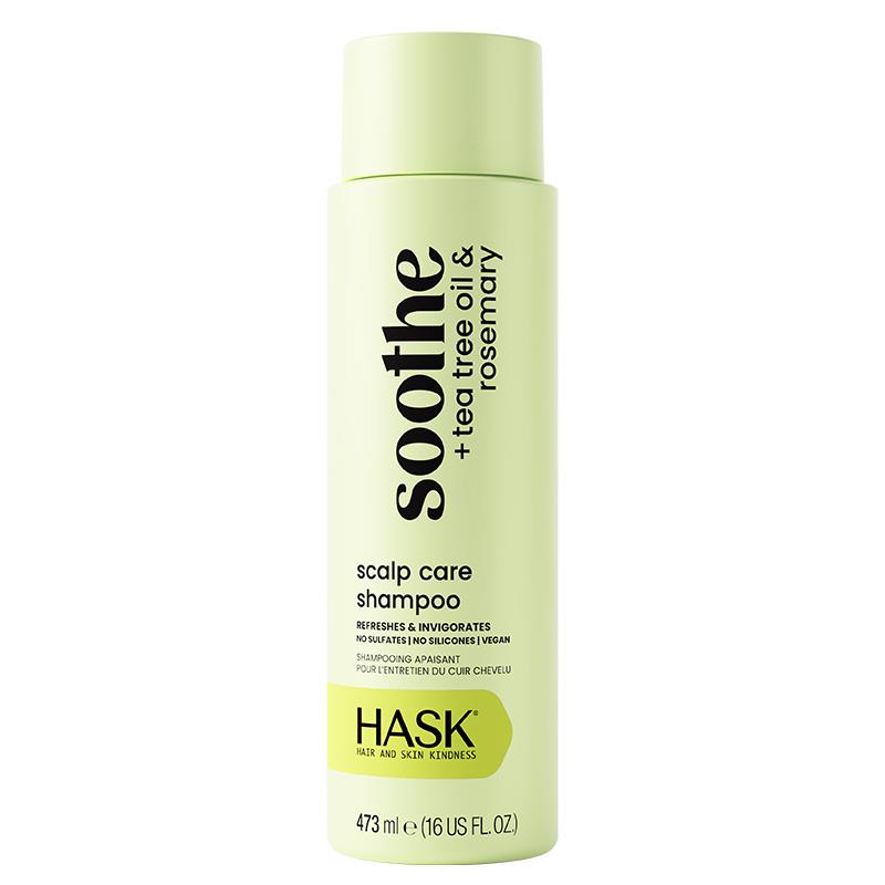 Hask Soothe + Tea Tree Oil & Rosemary Scalp Care Shampoo 473ml