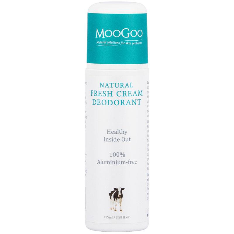 Moogoo Natural Fresh Cream Roll On Deodorant Lemon Myrtle 115ml
