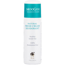 Moogoo Natural Fresh Cream Roll On Deodorant Lemon Myrtle 115ml