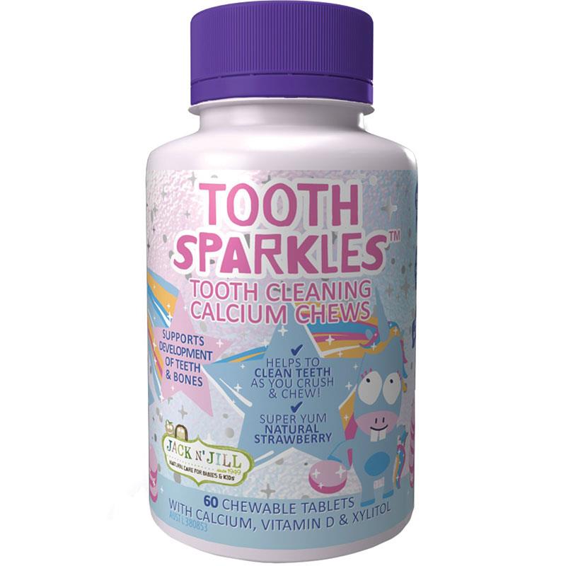 Jack N Jill Tooth Sparkles 60 Chewable Tablets