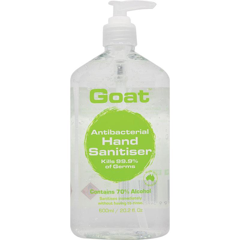 Goat Antibacterial Hand Sanitiser Alcohol 600ml