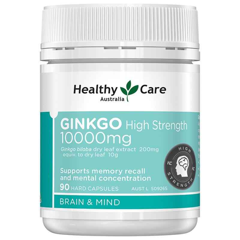 Healthy Care High Strength Ginkgo 10000mg 90 Capsules