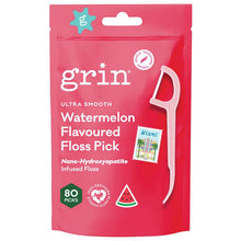Grin Ultra Smooth Watermelon Flavoured Floss Picks 80 Pack