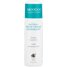 MooGoo Natural Fresh Cream Deodorant Lemon Myrtle 115ml