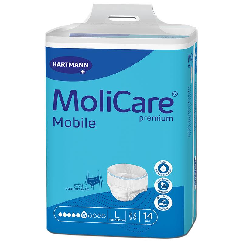 Molicare Premium Mobile 6 Drops Large 14 Pack