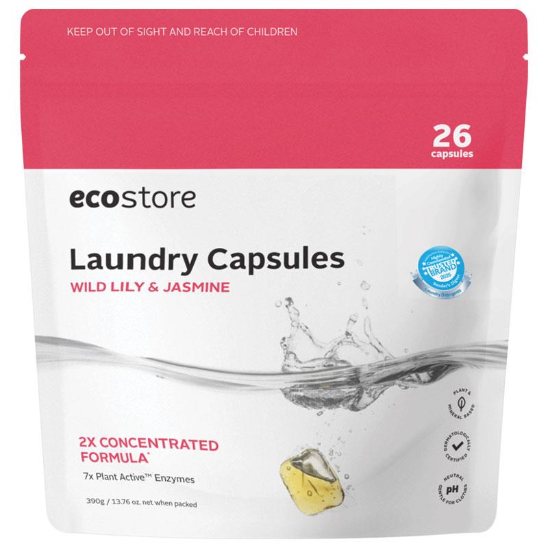 Ecostore Laundry Capsules Wild Lily & Jasmine 26 Capsules