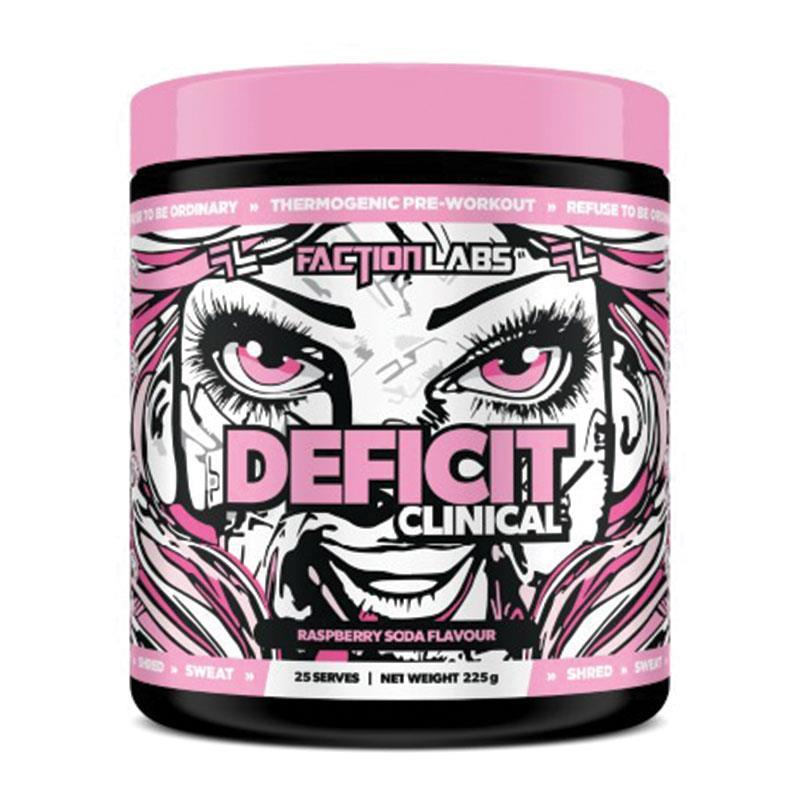 Faction Labs Deficit Clinical Thermogenic Raspberry Soda 200g