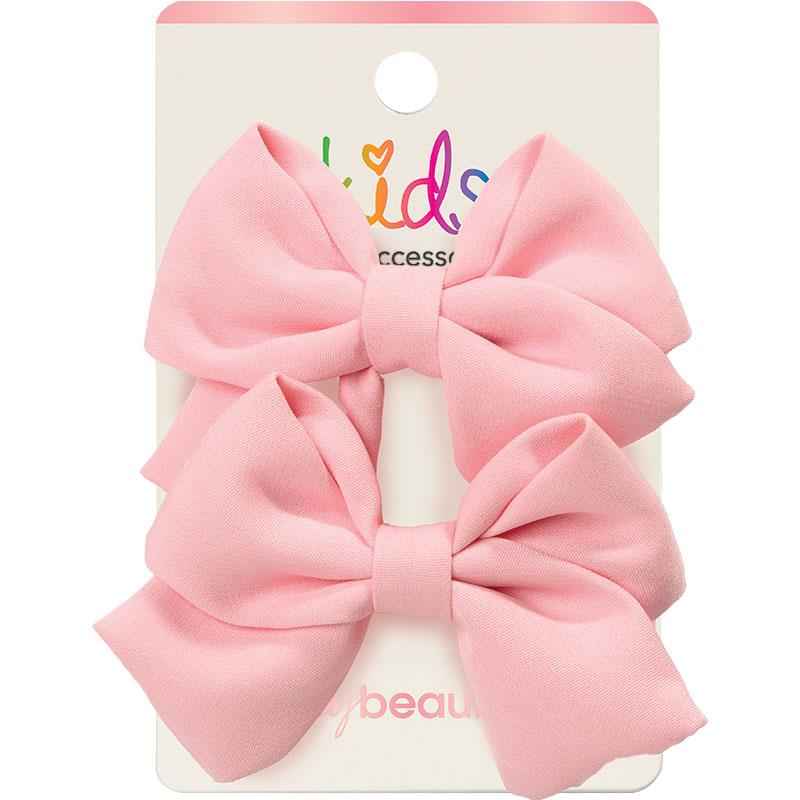 My Beauty Kids Hair Accessories 24A Pink Bow Clip 2 Pack