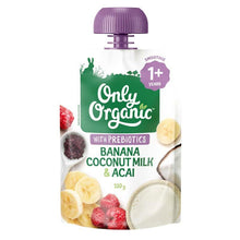 Only Organic Coconut Banana & Acai Smoothie 100g