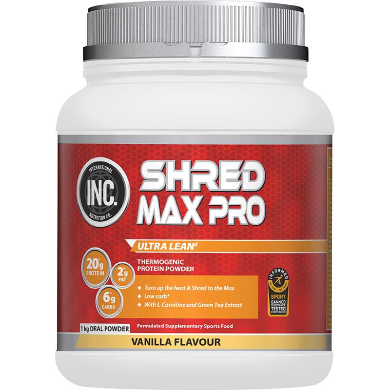 INC. Shred Max Pro Vanilla Flavour 1kg