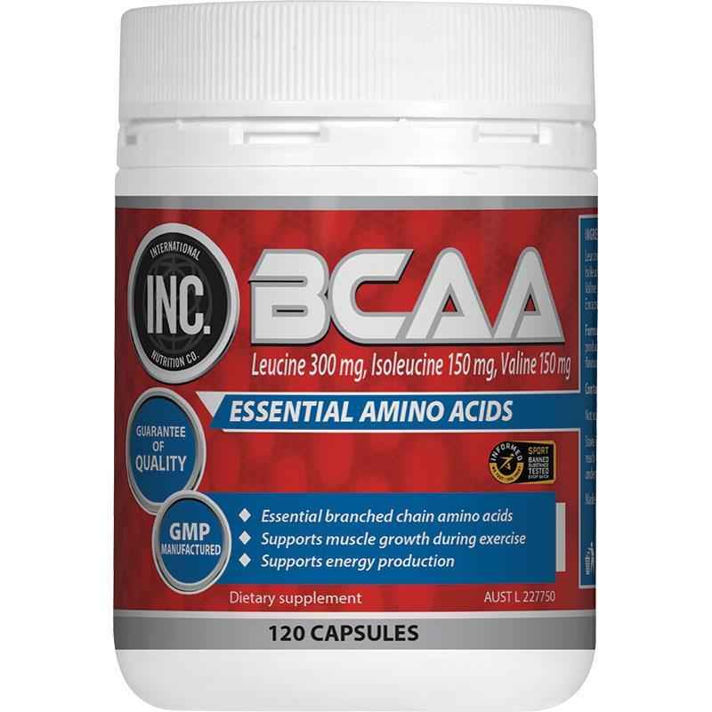 INC BCAA 120 Capsules