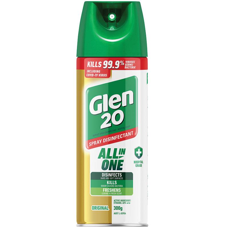 Glen 20 All In One Disinfectant Spray Original 300g