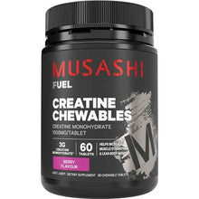 Musashi Creatine Chewables Berry Flavour 60 Tablets