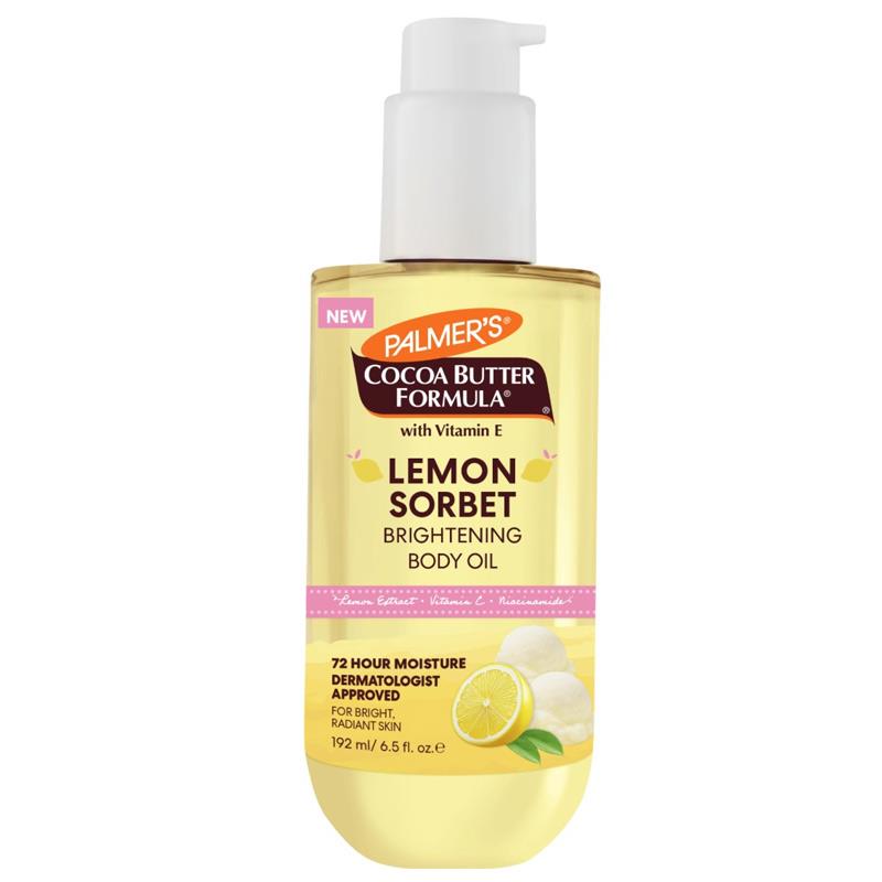 Palmers Lemon Sorbet Brightening Body Oil 192ml