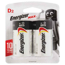 Energizer Max D 2 Pack
