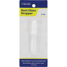 Health & Wellness Glass Dropper Bent