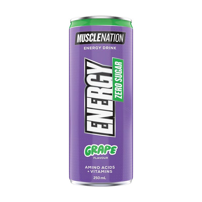 Muscle Nation Energy Drink Grape 250ml