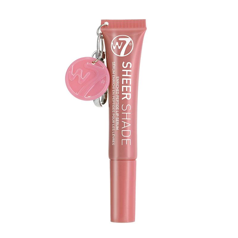 W7 Sheer Shade Enriched Peptide Lip Serum with Key Ring Mauve Muse