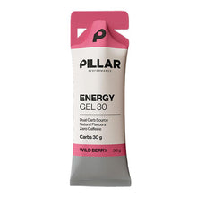 PILLAR Performance Energy Gel 30g Carbs Wild Berry 50g