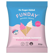 Funday Strawberry & Vanilla Foamy Ice Cream Gummies 50g