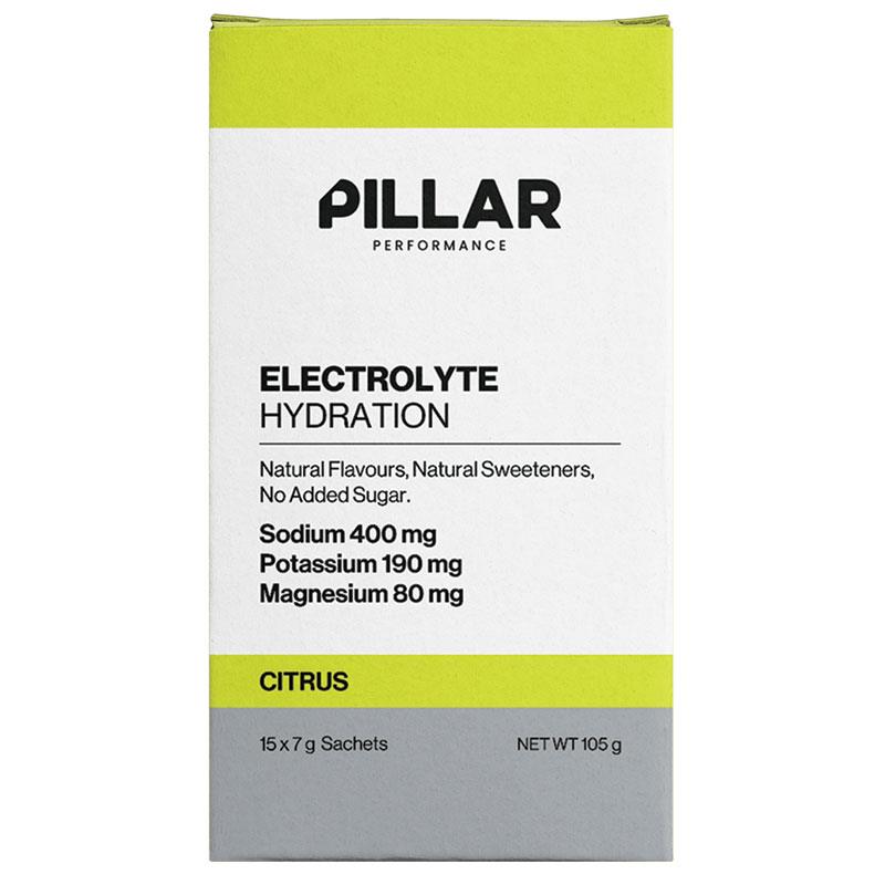 PILLAR Performance Electrolyte Hydration Stick Citrus 7g x 15 Pack