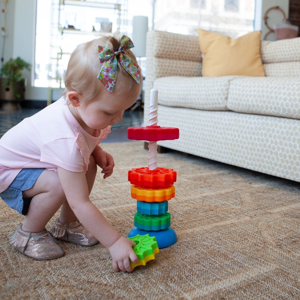 Fat Brain Toys Spin Again Sensory Toys Developmental Toys for Toddlers Gifts Idea Best Seller Baby Toys 12m+