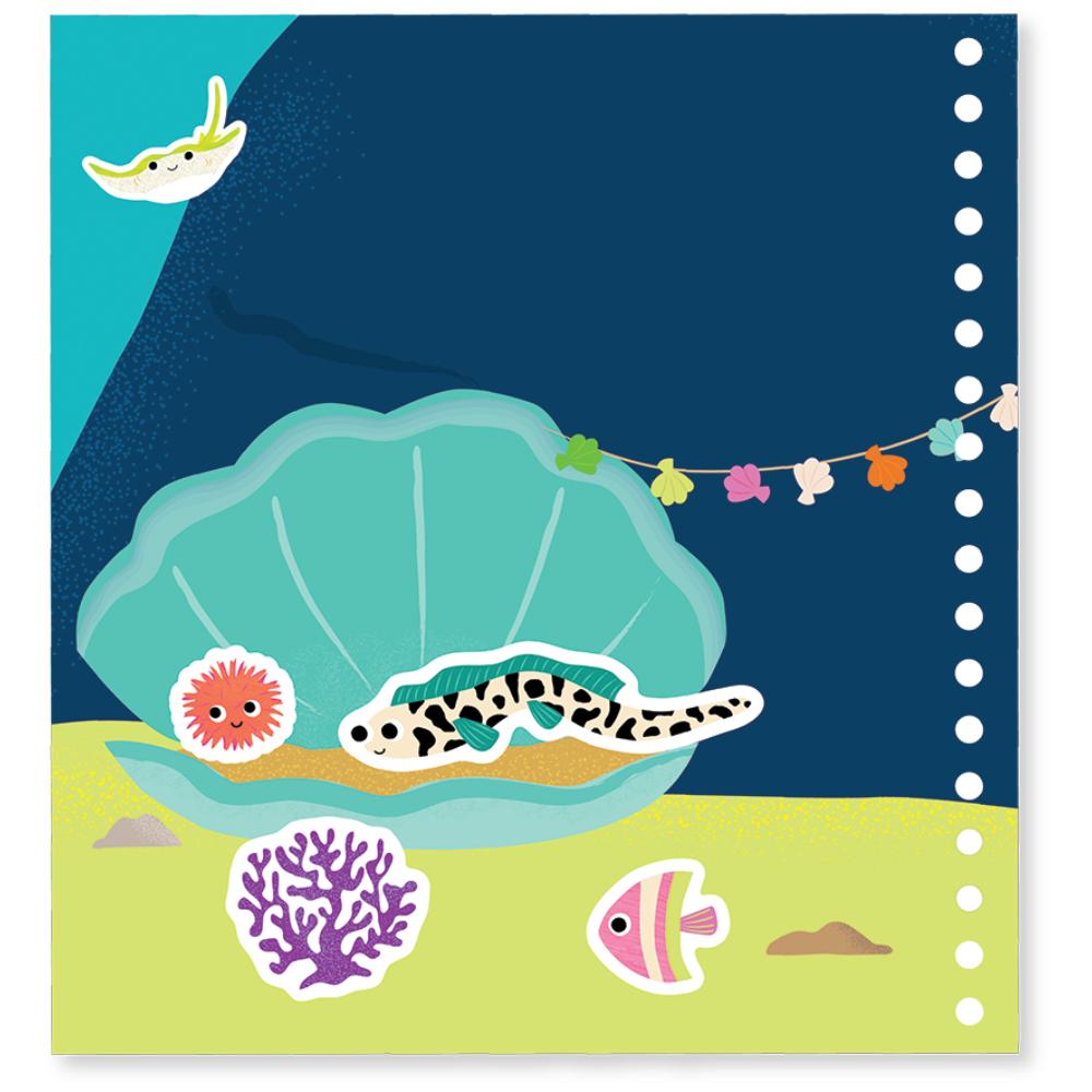 Floss & Rock Magic Water Multiplay Ocean Activity Book Art and Craft for Kids 3yrs+