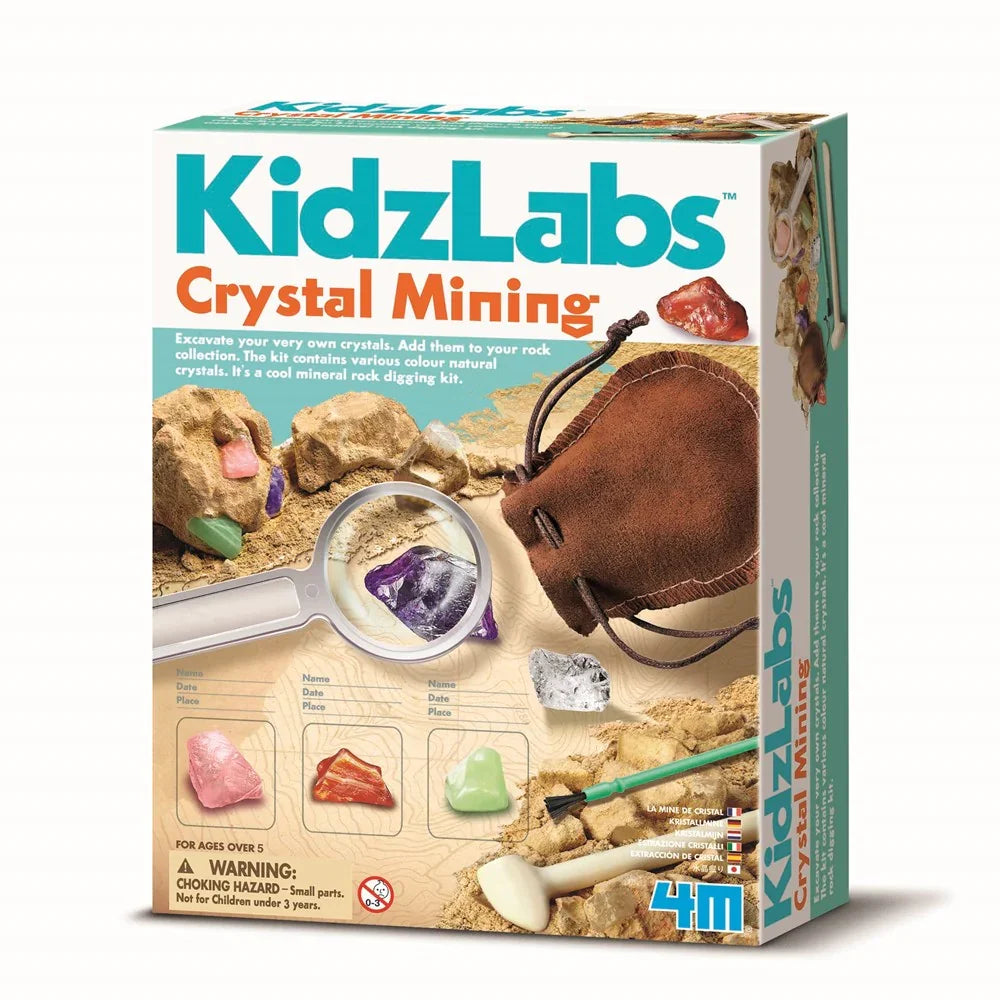 KidzLabs Crystal Mining Early Science STEM Toys 5yrs+