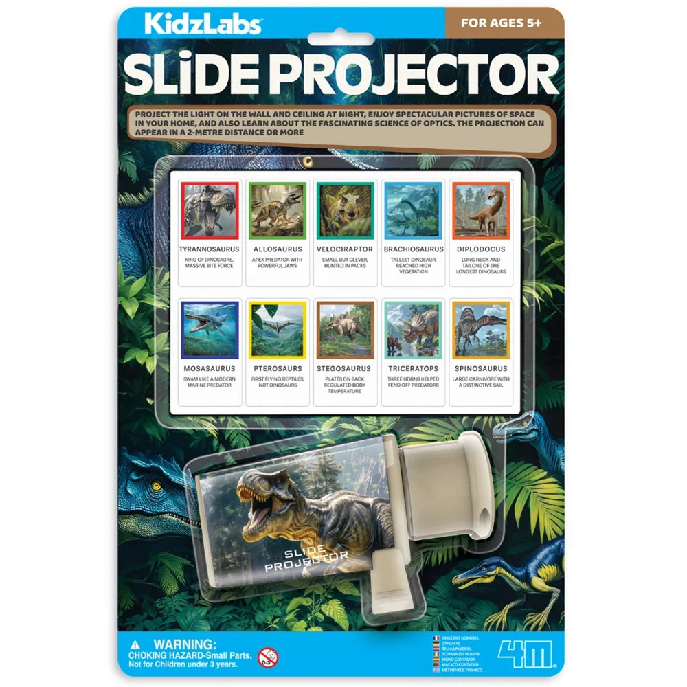 KidzLabs Slide Projector Dino by 4M Early Science STEM Toys 5yrs+