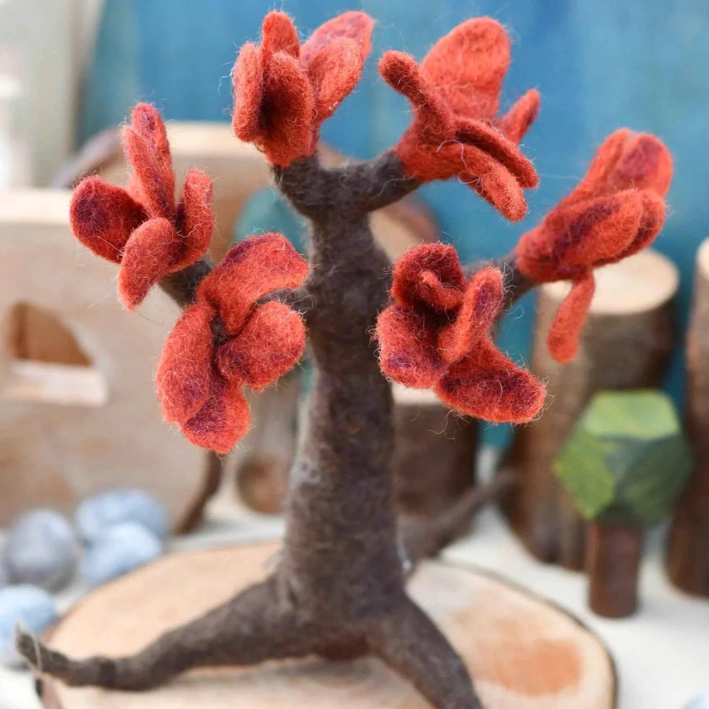 Tara Treasures Felt Autumn Tree Pretend & Imaginative Play Toys 3yrs+