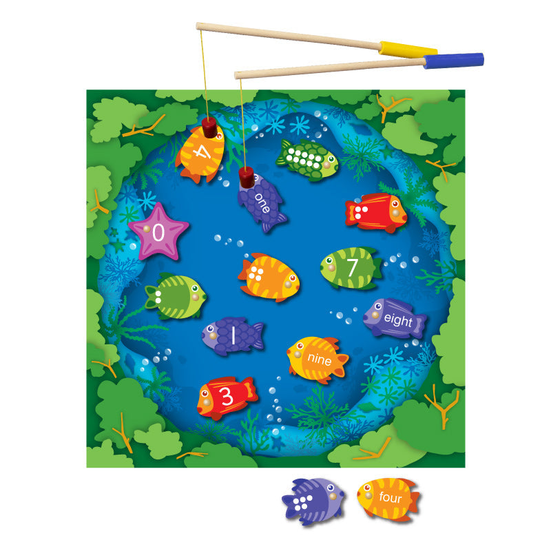 Fishing For Numbers Game By Knowledge Builder Math Range Early Math STEM Toys for Kids Cognitive Motor Skills 4yrs+