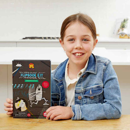 Tiger Tribe Flipbook Kit Animation Action Activity Interactive Book Art and craft for kids 8yrs+