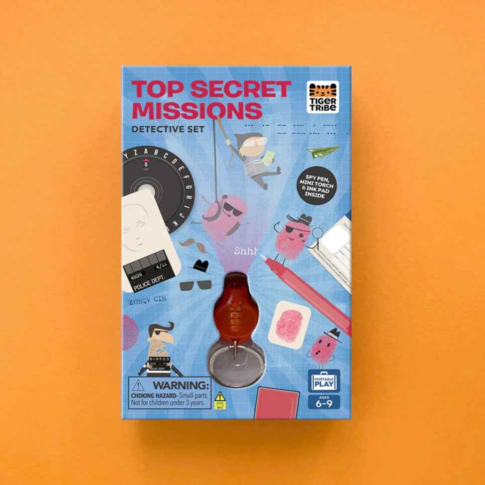 Tiger Tribe Top Secret Missions Detective Activity Set 6yrs+